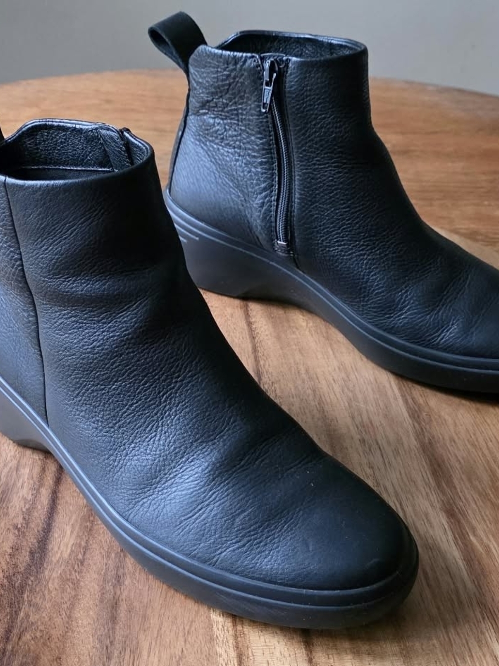 ECCO Soft 7 Wedge Ankle Boots, Size 41